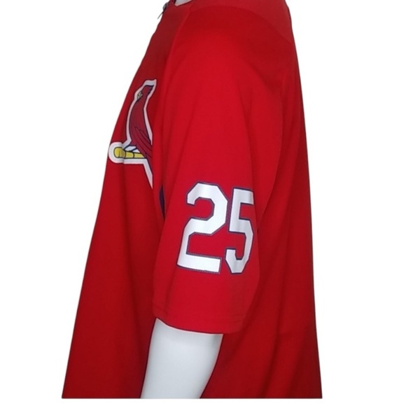 St. Louis Cardinals #25 Pujlos Warm Up Jersey Sz XL - Picture 6 of 8